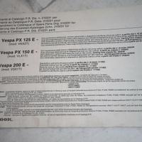 VARIANTE CATALOGO PARTI DI RICAMBIO VESPA PIAGGIO 