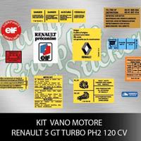 Kit adesivi vano motore auto