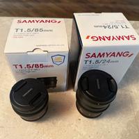 Obiettivi Samyang Cine per Back Magic