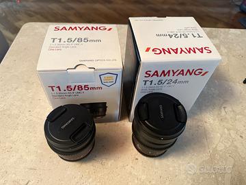 Obiettivi Samyang Cine per Back Magic