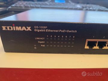 Switch Edimax GS-1008P 8 Porte PoE Gigabit