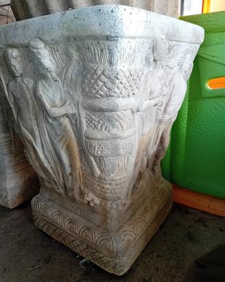 vasi in cemento bianco 