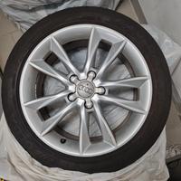 cerchi audi a3 originali 17" + gomme estive Fulda