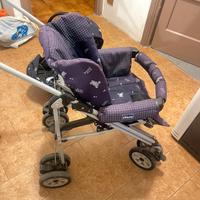 Tris di passeggino  colla e segiolino chicco