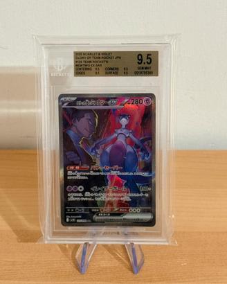 Rocket’s Mewtwo ex sar JP BGS 9.5 Gem Mint