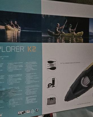 Canoa 2 posti Intex Explorer K2