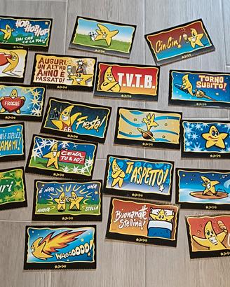 Cartoline serie Star Cards artista Diego Sarti 