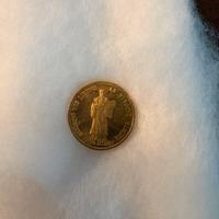 Moneta oro uno scudo san marino