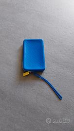 Pochette blu in silicone 9x15