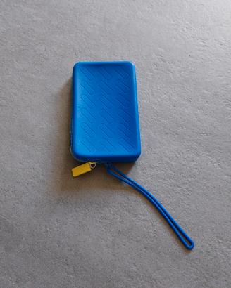 Pochette blu in silicone 9x15