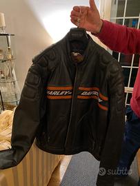 Giubbino in pelle moto Harley Davidson originale