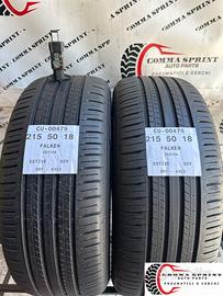 2 PNEUMATICI 215/50 R18 FALKEN ESTIVE 75%