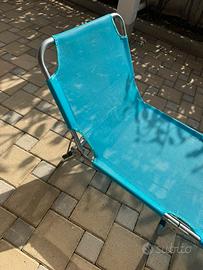 Lettino prendisole pieghevole