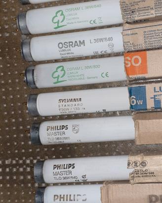 tubo fluorescente 36W T8 varie tonalita