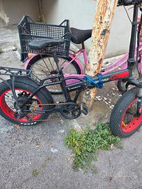 Bici mini max argento senza bateria