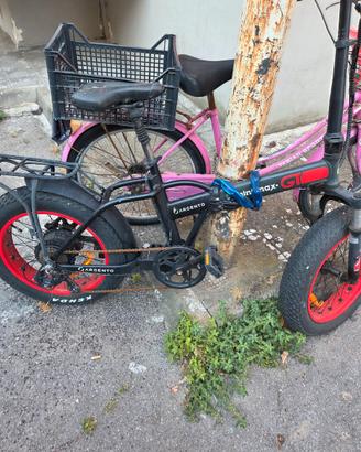 Bici mini max argento senza bateria