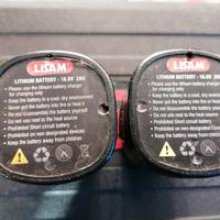 2 batterie e carica batterie lisam 