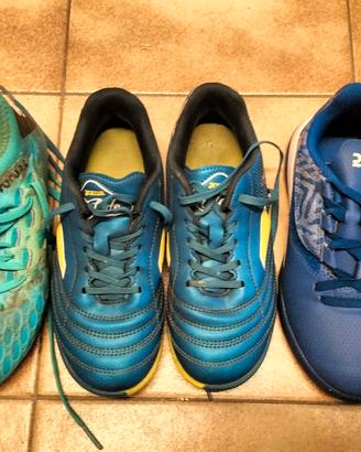 3 paia scarpe calcio n°32