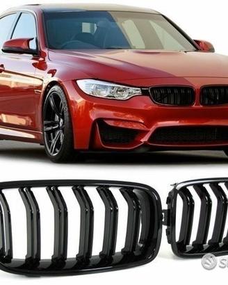 Griglia BMW Serie 3 F30 F31 Nero lucido M4 look