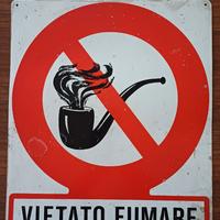 cartello vietato fumare
