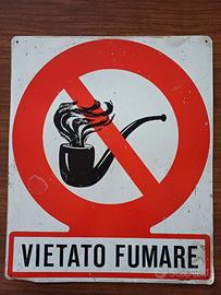 cartello vietato fumare