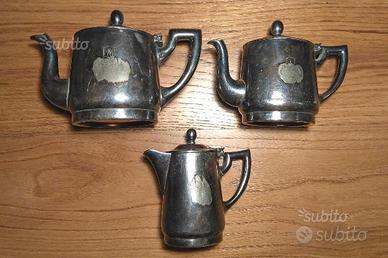 Servizio da tè anni '30 Wellner per Sestriere