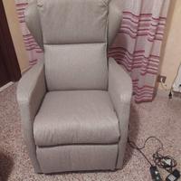 poltrona relax elettrica con due motori