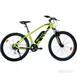 BICI 27.5" AURELIA MTB E-BIKE 7 VELOCITA' GIALLO F