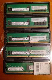 5x16GB 2933Mhz Samsung Micron Hynix DDR4 ECC