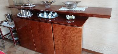 credenza saporiti radica laccata