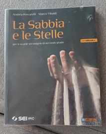 libro La Sabbia e le Stelle con copertina colibrì