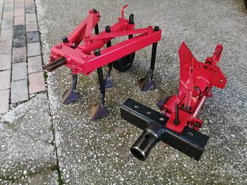 ARATRO ED ESTIRPATORE PER MOTOCOLTIVATORE