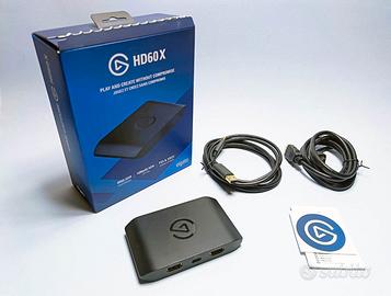 Scheda di acquisizione 4K/HDR Elgato HD60 X 
