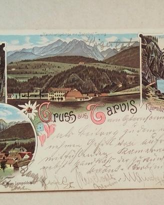 Cartolina "Gruss aus Tarvis" - 1903