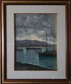 Coppia di Quadri Dipinti a Olio vintage