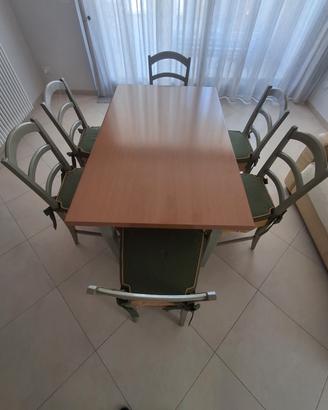 tavolo e sedie Scavolini 