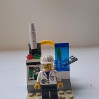 lego space 6452 mini rocket launcher COMPLETO