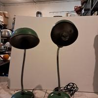 Lampade da tavolo vintage verdi