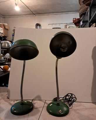 Lampade da tavolo vintage verdi