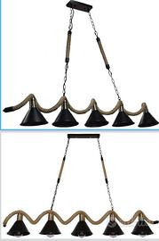 LAMPADARIO CORDA VINTAGE
