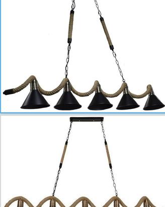 LAMPADARIO CORDA VINTAGE