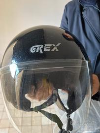Casco Moto Grex S Nero Visiera