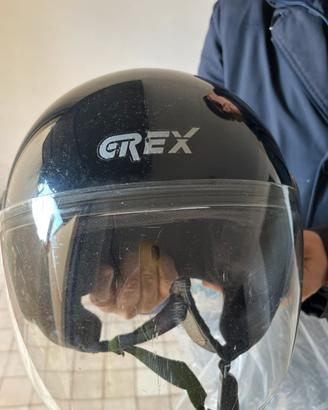 Casco Moto Grex S Nero Visiera