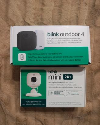 Telecamere Blink Outdoor 4 e Mini2k