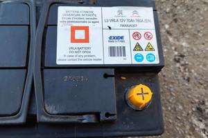 Batteria auto EXIDE L3 VRLA 12V 70Ah 760A (EN)