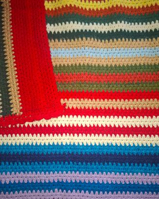 coperta in lana fatta a mano