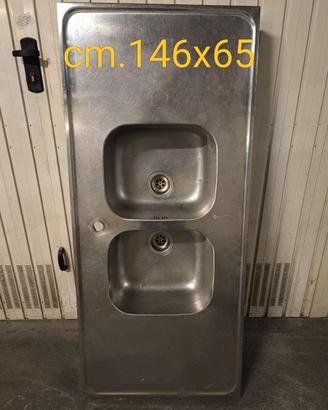 Lavandino vasca vero acciaio inox robusto bello