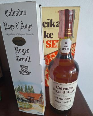 bottiglia calvados anni 90