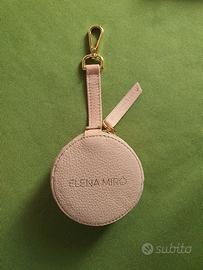 Portamonete Elena Miró rosa in pelle