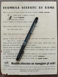 volantino interess. doc. di storia agricola itana